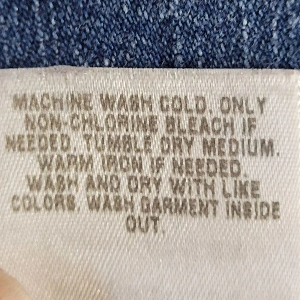 Levi's Upcycled Cutoff Jean Shorts Sz‎ 4 Mid Rise Stretch 5 Pocket Raw Hem